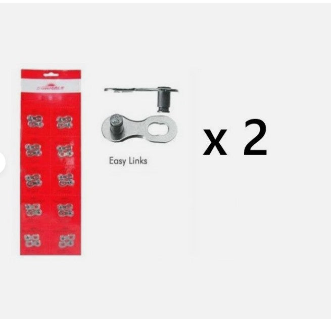 Bike Cycle Sunrace 6/7/8sp EZ-Link Chain Connector (Pack of 2 )