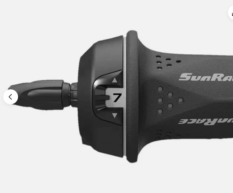 Bike gear twistgrip 7 speed RHS universal Easy fit